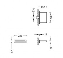 ROCIADOR DUCHA CASCADA INOX TRES